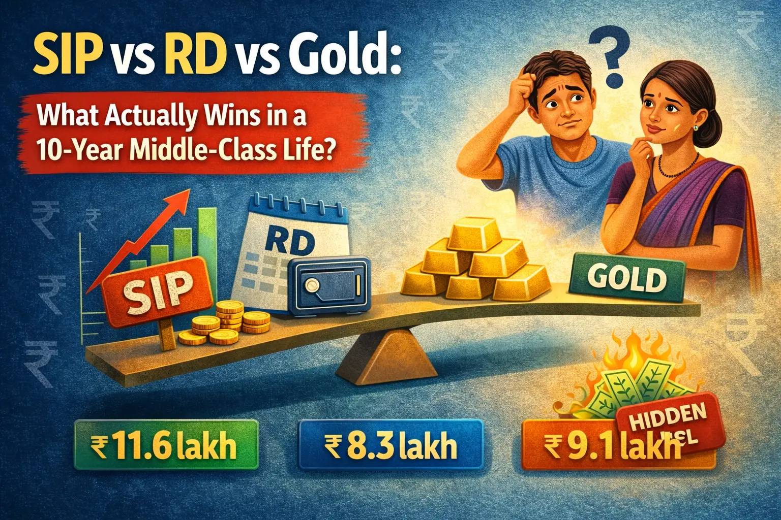 SIP vs RD vs Gold